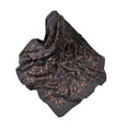 thumbnail image 5 of ZQUUVOU Silk Head Scarves for Women Satin Hair Scarf Printed Large Square Bandana Neck Scarf Shawl Wrapping Accessory Dark Gray, 5 of 8