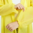 thumbnail image 4 of Sevevn Adult Men's And Women's Long Style Hand Tied Sun Waterproof Hooded Button Outdoor Parent-child Long Sleeved Casual Jacket Raincoat Rollbacks Yellow Free Size, 4 of 7