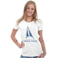 thumbnail image 4 of Military Classic US Space Force Logo Women's T Shirt Ladies Tee Brisco Brands X, 4 of 5