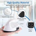 thumbnail image 2 of Mini Craft Iron Mini Heat Press Mini Iron Portable Handy Heat Press Small Iron with Charging Base Accessories for Beads Patch Clothes DIY Shoes T-shir, 2 of 5