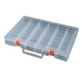 thumbnail image 4 of veasfak 48 Grids Toy Storage Box Toy Organizer Dustproof Portable Storage Boxes for Mini Clear, 4 of 9