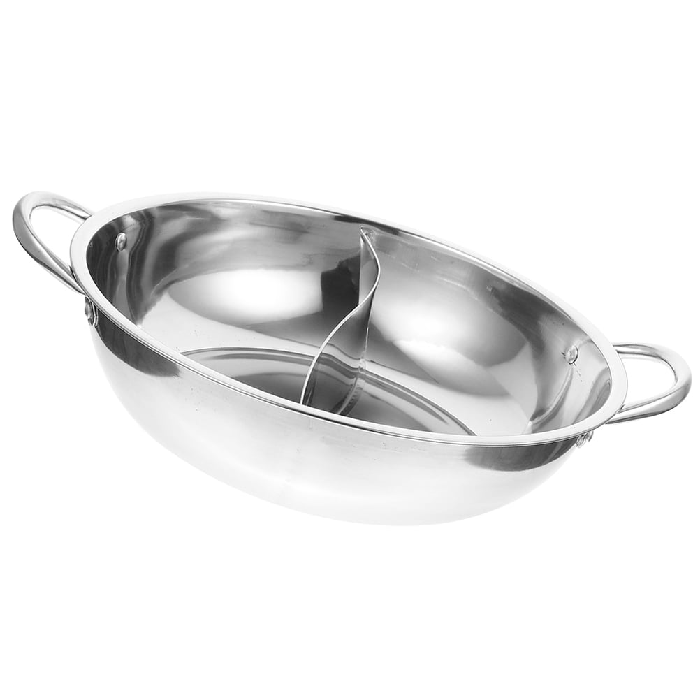 800134 STAINLESS STEEL HOT POT WITH DIVIDER-26CM不銹鋼鴛鴦火鍋(1