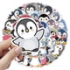 thumbnail image 2 of Paquete de pegatinas impermeables con dibujos animados de pingüinos, 50 unidades, 2 of 2