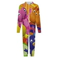 thumbnail image 4 of The Anime Backyardigans Unisex Onesie Pajamas Zipper Jumpsuit Hooded One Piece Sleepwear for Family Mens Womens, 4 of 8