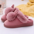 thumbnail image 3 of Women's Slippers Indoor Home Rabbit Comfort Shoes Furry Ears Soft Footwear Womens Slippers, 3 of 4