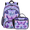 Color 4, variant on Jiaoprinted Yellow Tulip Backpack with Lunch Bag Set, 18.3 Inch Travel Laptop Backpack with Insulated Cooler Lunch Box, Spring Flower Casual Daypack Work Bag
