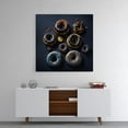 thumbnail image 3 of Glazed Donuts and Sprinkles, Food Detail Photography Canvas Wall Art Décor, 16x16 Inch, 3 of 5