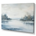 thumbnail image 2 of Designart "Tranquil Scandinavian Lakes I" Landscape Lake River Canvas Art Print, 2 of 7