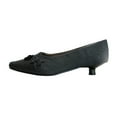 thumbnail image 3 of FLORAL Ayla Women's Wide Width Satin Upper Dress Pumps, 3 of 6