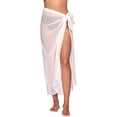 thumbnail image 2 of asdoklhq Plus Size Swimsuit Clearance Under $10,Women Chiffon Swimwear Pareo Scarf Beach Cover Up Wrap Kaftan Sarong, 2 of 7