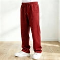 thumbnail image 6 of CONZONE Kids Boys Uniform Sweatpants Straight Leg Sweat Pants for Child Elastic Waist Drawstring Back To School Fall Winter Athletic Jogger Pants with Pockets, 6 of 8