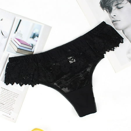 

MaFYtyTPR Womens Briefs Underwear on Clearance Women Sexy Lace Underwear Lingerie Thongs Panties Ladies Hollow Out Underwear Underpants