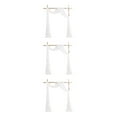 thumbnail image 4 of Guardoinrt Wedding Arch Drape Statement Beautifully Draped Arch Durable And Soft Easy Care white 3Set, 4 of 6
