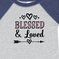 thumbnail image 4 of Inktastic Blessed and Loved Baby Girl Girls Baby Bodysuit, 4 of 5