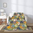 thumbnail image 2 of Sikiie Hawaiian Style Cozy Flannel Fleece Throw Blanket: Lightweight & Thick for All Seasons - Perfect for Women, Men, & Kids"60"x50", 2 of 6