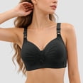thumbnail image 5 of idosla Women Padded Push Up Bras Seamless Soft Underwire T-Shirt Bra (Black, 38), 5 of 6