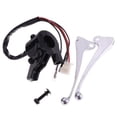 thumbnail image 2 of Black Motorcycle Throttle Brake Levers for PW50 89-13 Metal, 2 of 8