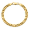 thumbnail image 5 of Primal Gold 10 Karat Yellow Gold 6mm Semi-solid Miami Cuban Chain, 5 of 11