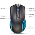 thumbnail image 6 of GYDEK Gaming Mouse Wired, USB Computer Mouse with 4 Adjustable DPI, RGB Backlit LED, Side Buttons, Ergonomic Optical Mice for PC, Laptop, Windows, Mac, Vista, Linux, Gamer, 6 of 7