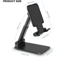 thumbnail image 5 of Support de Téléphone Portable Ajustable pour Maison Bureau Support de Tablette pour Appareils de 3 à 11 Pouces iPad Air / iPad Pro / Surface Pro 7 / Galaxy Tab / Phone 11 Pro / TP Max / Huawei / Samsung (Noir), 5 of 5