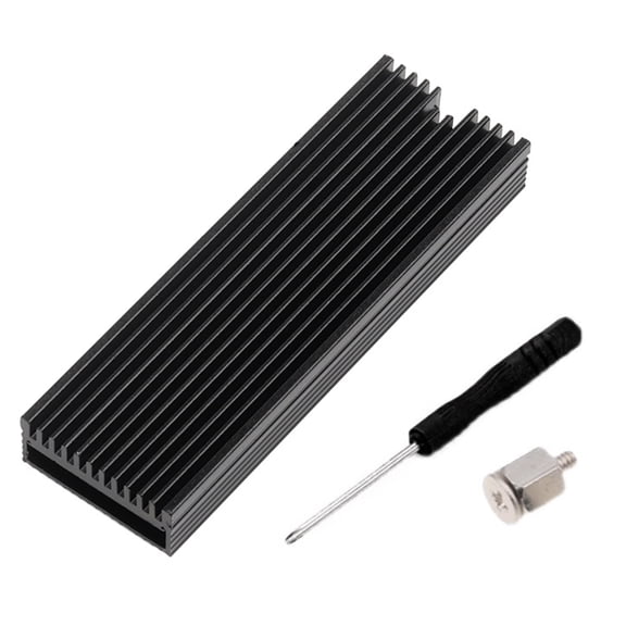 Aluminum M2 2280 SSD Heatsink Cooler for M2 2280 SSD NVMe Heatsinks Cooler Good Thermal Conductivity Cooler Pads