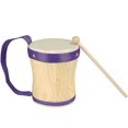 thumbnail image 2 of Instrumento de ritmo musical educativo temprano para niños, juguetes de tambor de mano (1 pieza, púrpura) JAMW Sencillez, 2 of 4