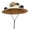 Khaki, variant on Solar Fan Hats for Men Women, Wide Brim Solar Fan Hat, Outdoor Fishing Sun Hat with Fans Solar Power & USB Charging
