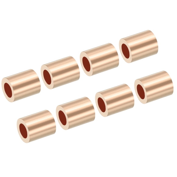 Unique Bargains 3/32'/2.5mm Wire Rope Stop Sleeve,Crimping Loop Sleeve for Wire Rope and Cable Ferrule,Metallic,20 Pack