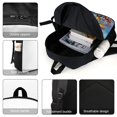 thumbnail image 4 of Miniforce-theme Backpack, Campus style schoolbag Bookbag with Adjustable Shoulder Straps And Large Zip Compartment, Unisex Travel Bags., 4 of 6