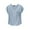 CC23-Light Blue, variant on Lumtrix Pajama Tops Women Cap Short Sleeve Loose Fit Sleep Shirts Summer Casual Lightweight Breathable Lounge Blouse Coffee XL