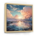 thumbnail image 2 of Designart "Ethereal Clouds Fluid Artistry" Clouds Floater Framed Wall Art Living Room, 2 of 5