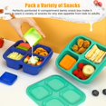 thumbnail image 3 of Envases para bocadillos Caperci, paquete de 4 cajas de bocadillos Bento, 3 of 7