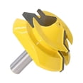 thumbnail image 5 of BE-TOOL 3Pcs Tongue and Groove Router Bit 3 Teeth T Shape 1/4" Shank Wood Milling Cutter Yellow, 5 of 6