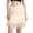 Khaki, variant on Women Lace Slip Skirt Low Rise Layered Pleated Ruffle Flowy Skirt Mesh Mini Underskirt