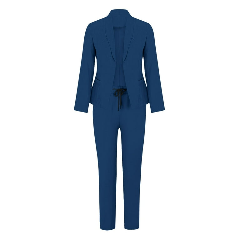 ZHAGHMIN Suit Sets Women 2 Piece Outfits Fall Dressy Jackets