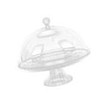 thumbnail image 2 of GROWTH TANK Cake Stand Dessert Display Plate Round Dome Serving Plate for Candy Pie Cake, 2 of 9
