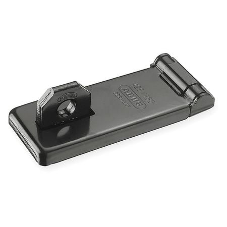ABUS 125 150 High Security Hasp, Hardened Steel, Black by ABUS