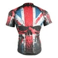 thumbnail image 4 of joogoo Skull with Flag Pattern Men's Cycling Jerseys Mountain Bike Short Sleeve Tops 3XL, 4 of 7