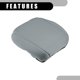 thumbnail image 4 of Cubierta de reposabrazos de tapa de consola central Unique Bargains para JEEP Wrangler 2018-2023 Neopreno, Gris, 4 of 7