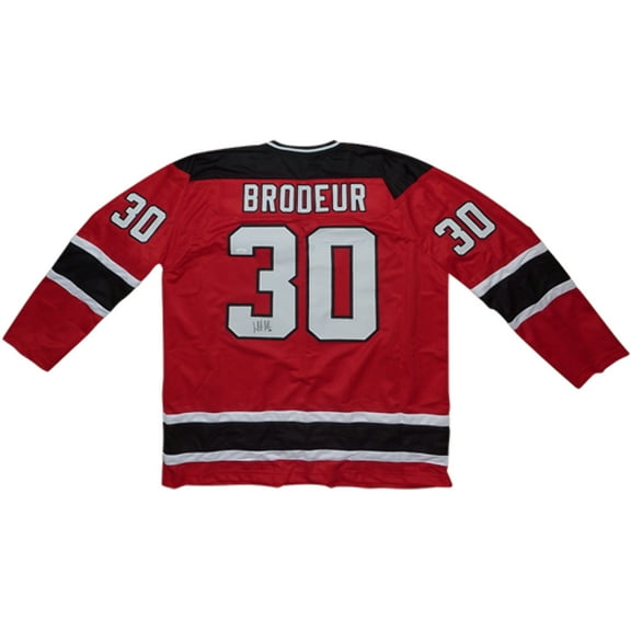 Martin Brodeur Autographed New Jersey (Red #30) Custom Hockey Jersey - JSA