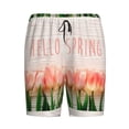 thumbnail image 4 of Gaeub Hello Spring Printed Men's Short Pajama Pants, Lightweight Lounge & Sleep Bottoms Keep You Cool - XX-Large, 4 of 9