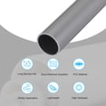 thumbnail image 3 of Uxcell Rigid Round Pipe Light Grey High Impact for Water Pipe 1.1 x 1.26", 3 of 6