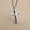 I-black&white: 2.52″, variant on Men's Cross Necklace 316L Stainless Steel Large Jesus Christ Pendant Jewelry Rolo Chain for 24″
