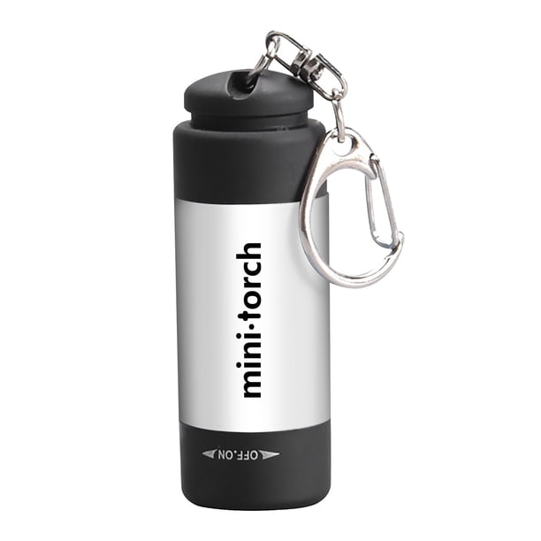 Mini linterna recargable por USB: 0,3 W, 25 lúmenes, IPX-3, para uso doméstico y como linterna de emergencia al aire libre