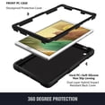 thumbnail image 2 of FJLBDE Case for Samsung Galaxy Tab A7 Lite 2021 8.7 inch SM-T220/T225/T227 with Butterfly Stand, Shockproof Protective Tablet Cover with Shoulder Strap for Kids Girls, Black, 2 of 7