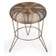 thumbnail image 2 of Mesa decorativa Butler Specialty Allen Gold Iron de 18 cm de altura, 2 of 8