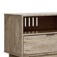 thumbnail image 2 of TV Stand with 2 Drawers and Panel Base Natural Brown - Saltoro Sherpi, 2 of 5