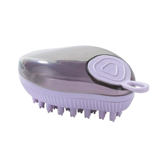 Cepillo De Silicona Con Forma Para Mascotas Cepillo Multifuncional Para Gatos Y Perros Cepillo Flotante Para Eliminar El Pelo Cepillo Para Frotar La Espalda Cepillo De Masaje (Modelo Para Pelo Grues