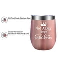 thumbnail image 3 of Regalos de jubilación para mujeres Vaso de vino aislado con refranes + Calcetines con la frase "Si puedes leer esto" + Tapón de vino, 3 of 5