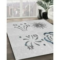 thumbnail image 3 of Ahgly Company Machine Washable Indoor Round Transitional White Smoke Area Rugs, 7' Round, 3 of 7